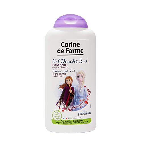 Corine de Farme | Reina de las Nieves, caja de regalo | Perfume infantil | Gel de ducha infantil | Pasador de niña | Pulsera infantil | Fabricación francesa