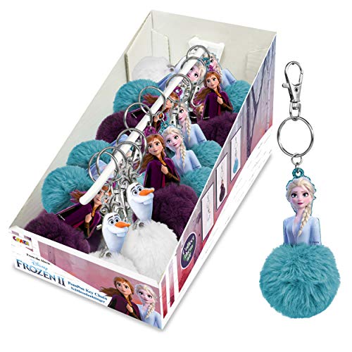 Craze II POM PON - Llavero de Frozen con 2 llaveros, diseño de Elsa Anna o Olaf Party 24164