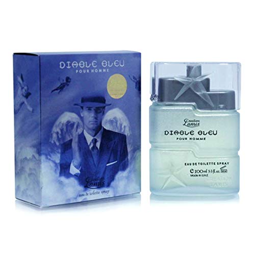 Creation Lamis Eau De Toilette Diable Bleu para hombre, 100 ml