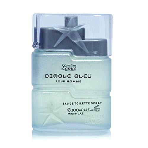 Creation Lamis Eau De Toilette Diable Bleu para hombre, 100 ml