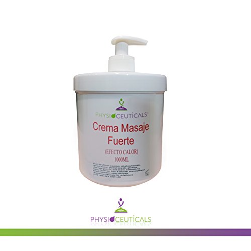 CREMA MASAJE FUERTE(EFECTO CALOR) 1000ML. DOLORES MUSCULARES Y ARTICULACIONES Valvula dosificadora GRATIS