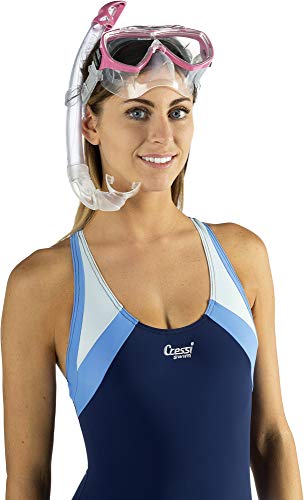 Cressi Maske/Schnorchel Set Onda Mare Juego de snorkel, Mujer, Rosa