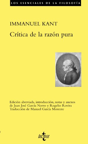 Crítica de la razón pura (Filosofía - Los esenciales de la Filosofía)