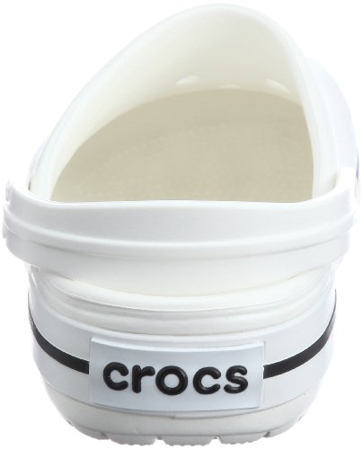 Crocs Crocband U, Zuecos Unisex Adulto, Blanco (White), 41-42 EU