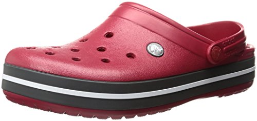 Crocs Crocband U, Zuecos Unisex Adulto, Rojo (Pepper), 38-39 EU