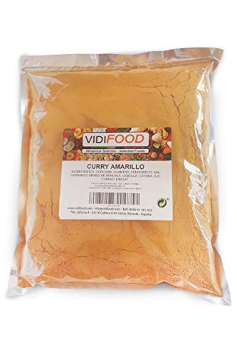 Curry Molido - 1kg - Mezcla de varias especias - Mezcla de especias de curry Garam Masala - Especia india arom�tica - Dieta cetog�nica, paleo y vegana