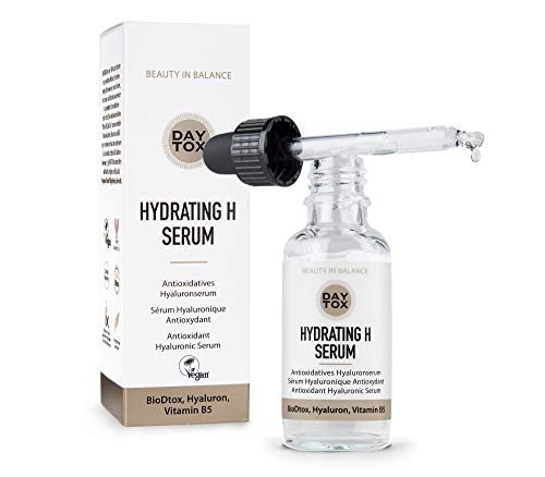 DAYTOX Hydrating H Serum - Suero Hialurónico Antioxidante con Efecto Instantáneo - Vegano - Sin Colorantes, sin Silicona y sin Parabenos - 1 x 30 ml