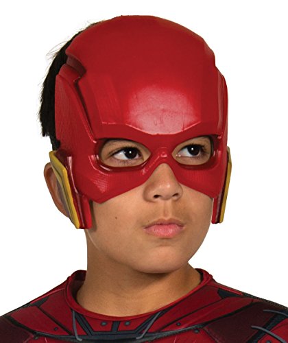 DC Justice League - Máscara de Flash para niños, accesorio disfraz licencia oficial, talla única 3-10 años (Rubie's 34273)