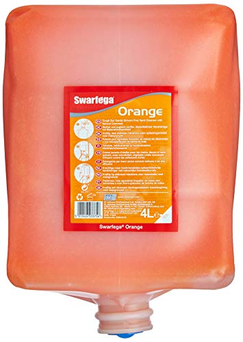 Deb SORC4LTR 4L Swarfega - Limpiador de manos sin disolventes, color naranja