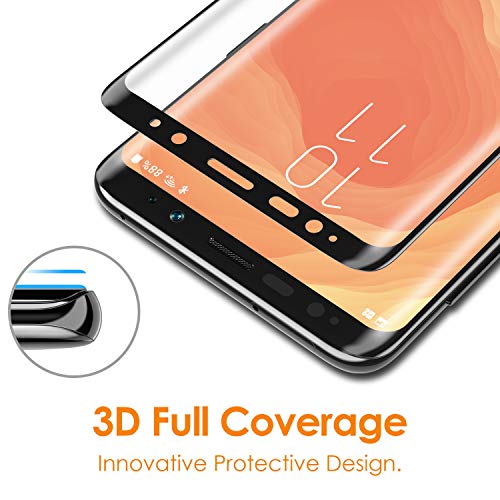 DEKOLY Protector de Pantalla para Samsung Galaxy S9 Vidrio Templado [2-Pack] [Alta Definición] [Anti-rasguños] Samsung Galaxy S9 Película Protectora con Herramientas