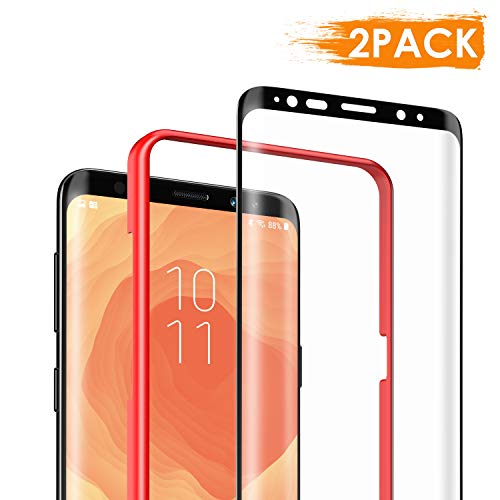 DEKOLY Protector de Pantalla para Samsung Galaxy S9 Vidrio Templado [2-Pack] [Alta Definición] [Anti-rasguños] Samsung Galaxy S9 Película Protectora con Herramientas