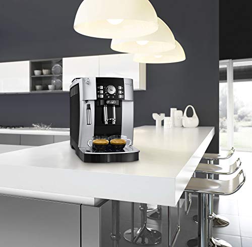 De'Longhi ECAM 21.117.SB Máquina espresso, 1450 W, 1.8 litros, plástico, Plateado/Negro