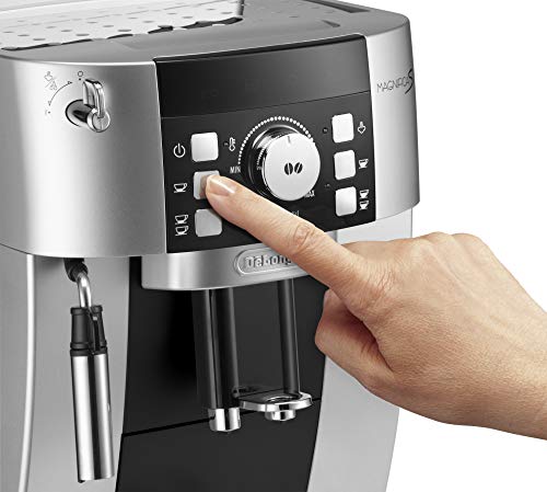 De'Longhi ECAM 21.117.SB Máquina espresso, 1450 W, 1.8 litros, plástico, Plateado/Negro