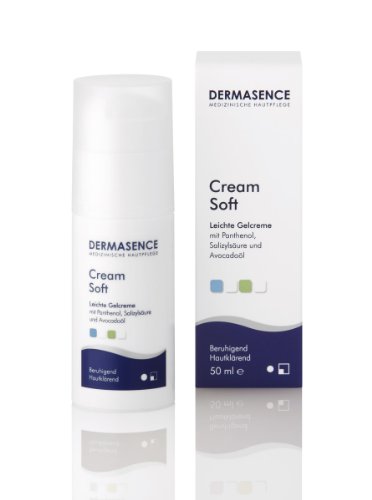 Dermasence Cream Soft 50 ml Gel Crema con pantenol, ácido salicílico y aceite de aguacate cosméticos contra espinillas