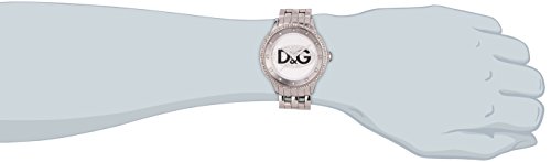 D&G DW0131 - Reloj Unisex Movimiento de Cuarzo con Brazalete metálico Plata