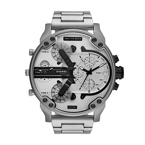 Diesel Reloj Analogico para Hombre de Cuarzo con Correa en Acero Inoxidable DZ7421