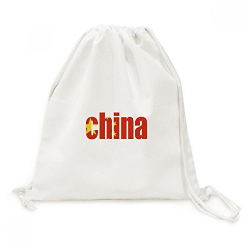 DIYthinker Viajes China Nombre Indicador de país de la Lona del morral del Lazo Bolsas de la Compra