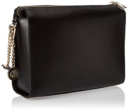 DKNY Logo Mujer Cross Body Bag Negro