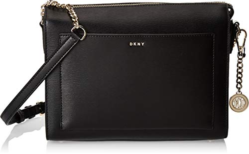 DKNY Logo Mujer Cross Body Bag Negro