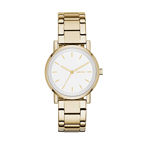 DKNY Reloj analogico para Mujer de Cuarzo con Correa en Acero Inoxidable NY2343