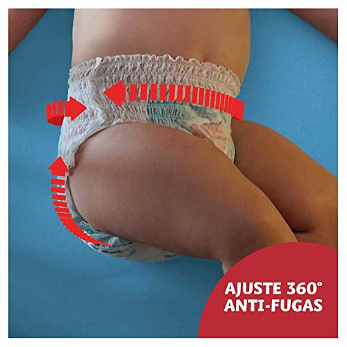 Dodot Pants Pañal - Braguita Talla 5, 150 Pañales, 12 kg - 17 kg, Pañal - Braguita Con Ajuste 360° Anti-fugas