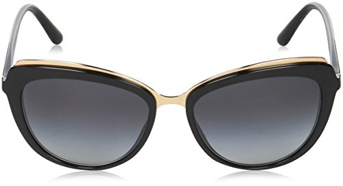 Dolce & Gabbana 0Dg4304 Gafas de Sol, Black, 57 para Mujer