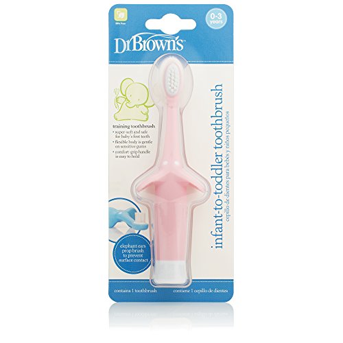 Dr. Brown's HG013-P4 - Cepillo de dientes, color rosa