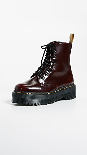 Dr. Martens 2976 botina vegano rojo cereza Cambridge Cepillo rojo burdeos 21802600, Dr. Martens Schuhe Damen:41