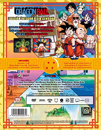 Dragon Ball Sagas Completas Box 1 Ep. 1 A 68 En 16 [DVD]