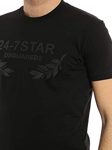 DSQUARED2 24-7 Star - Camiseta Negra XL