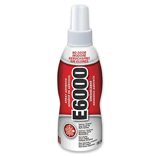 E6000 - Pegamento para bomba de agua (transparente, fuerte, flexible, resistente al agua, seguro para fotografías, 118 ml)