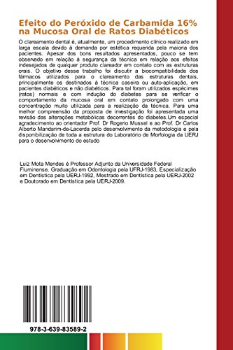 Efeito do Peróxido de Carbamida 16% na Mucosa Oral de Ratos Diabéticos: Aplicação na mucosa oral de ratos diabéticos e não diabéticos