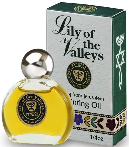 Ein Gedi Aceites de lirio de los valles – Aceite de Unción 7,5 ml. Regalo de la Biblia de Jerusalén