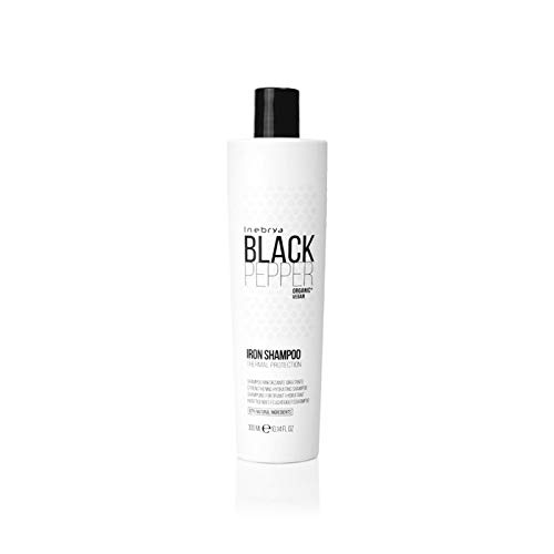 El champú Inebrya Black Pepper Iron fortalece el champú hidratante para el cabello.