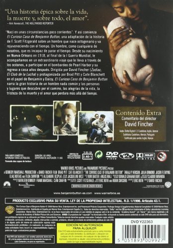 El Curioso Caso De Benjamin Button [DVD]