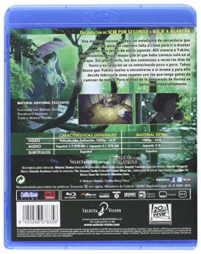 El Jardín De Las Palabras Blu-Ray [Blu-ray]