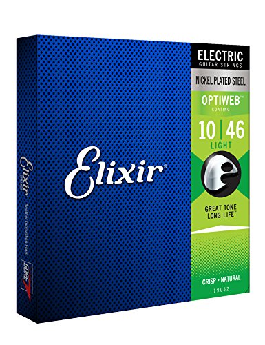 Elixir 19052 luz con revestimiento de cuerdas para guitarra eléctrica