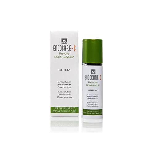 Endocare Radiance C Ferulic Edafence - Sérum Antipolución y Antioxidante con Vitamina C y Ácido Ferúlico, Rápida Absorción, para Todo Tipo de Piel, 30 ml