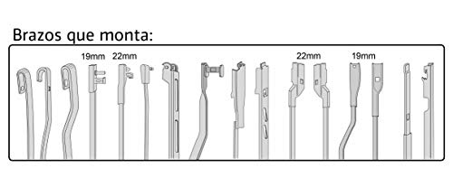 Escobilla Limpiaparabrisas Flexible - KSH Excellence 43 cm - 3210.0170430-1 Unidad