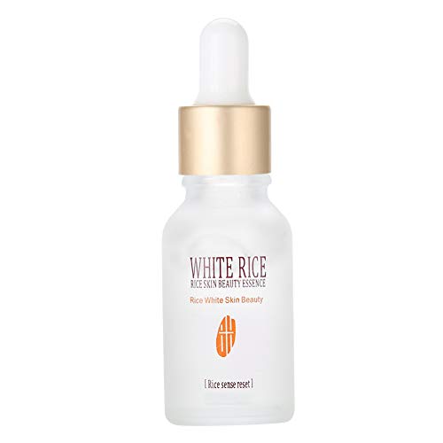 Esencia facial de suero, Cuidado de la piel con arroz blanco, Hidratación profunda, Piel hidratante, Nutre la cara, Corrección de manchas oscuras, Antienvejecimiento, Piel lisa reafirmante 15 ml