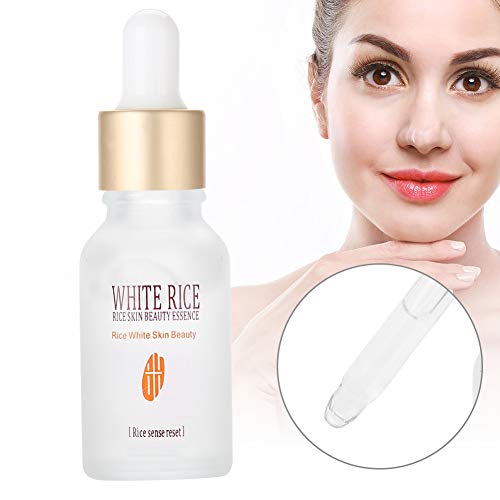 Esencia facial de suero, Cuidado de la piel con arroz blanco, Hidratación profunda, Piel hidratante, Nutre la cara, Corrección de manchas oscuras, Antienvejecimiento, Piel lisa reafirmante 15 ml