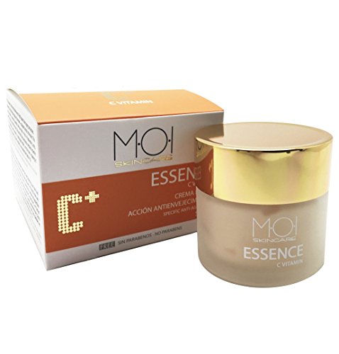 ESSENCE Crema facial antienvejecimiento SPF10 con Vitamina C SIN PARABENOS M·O·I SkinCare 60ml.