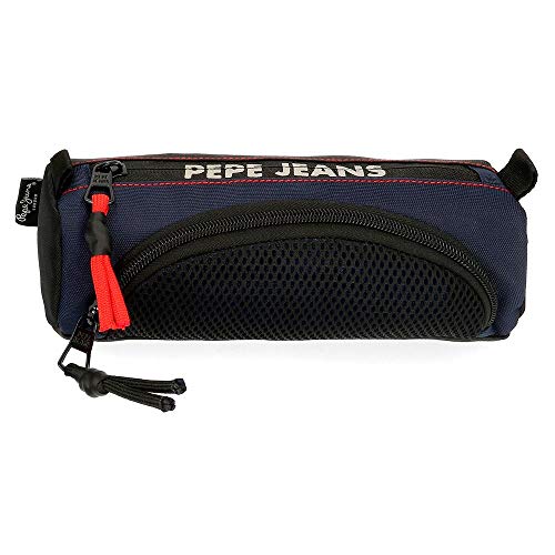 Estuche Pepe Jeans Split, Azul, 22x6,5x7 cms