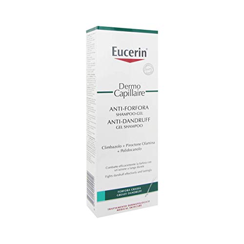 EUCERIN CHAMPU ANTICASPA DERMO CAPILLARE 250ML, Zapatillas Unisex adulto, Negro, Una talla