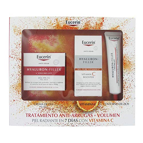 EUCERIN COFRE VOLUME PIEL SECA + VITAMINA-C + CONTORNO DE OJOS