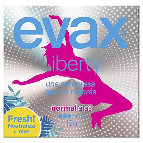 Evax Liberty - Compresas con alas - Creadas con flexicel Super - 10+1 unidades