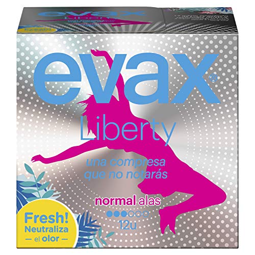 Evax Liberty - Compresas con alas - Creadas con flexicel Super - 10+1 unidades