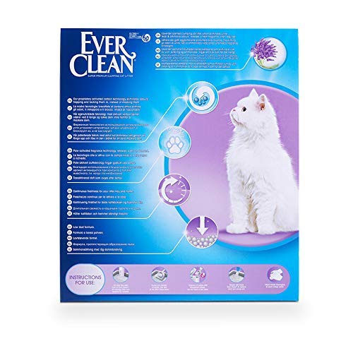 Ever Clean Arena para Gatos Lavender Cumpling, 10 litros, Perfumada, 9000 g