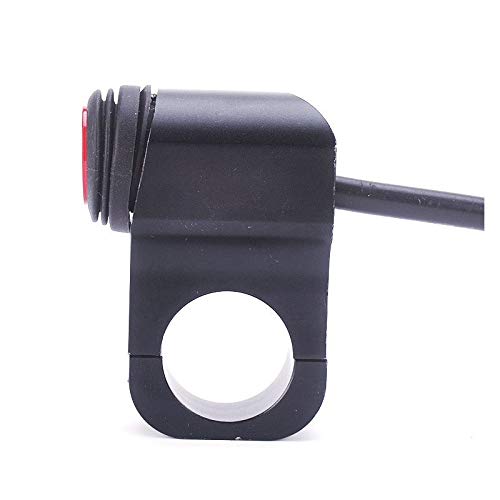 Exacta Interruptor manillar de la motocicleta 12V aleación de aluminio CNC grifo Interruptor fijo interruptor de control de los faros Spotlight Durable