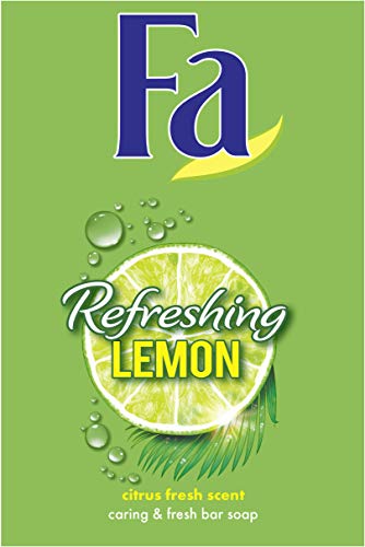 Fa Refreshing Lemon - Pastilla de jabón, 3 unidades (3 x 100 g)